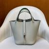 HPT18PYHG-063　エルメス HERMES 2025新作 ピコタン18 PM ハンドバッグ トートバッグ TCレザー