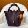 HPT18TCJSZ-063　エルメス HERMES 2025新作 ピコタン18 PM ハンドバッグ トートバッグ TCレザー