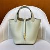HPT18TCQJQG-063　エルメス HERMES 2025新作 ピコタン18 PM ハンドバッグ トートバッグ TCレザー