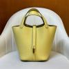 HPT18TCQJNY-063　エルメス HERMES 2025新作 ピコタン18 PM ハンドバッグ トートバッグ TCレザー