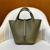 HPT18TCQYCG-063　エルメス HERMES 2025新作 ピコタン18 PM ハンドバッグ トートバッグ TCレザー