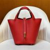 HPT18TCQJXR-063　エルメス HERMES 2025新作 ピコタン18 PM ハンドバッグ トートバッグ TCレザー