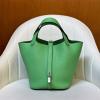 HPT18TCQYMG-063　エルメス HERMES 2025新作 ピコタン18 PM ハンドバッグ トートバッグ TCレザー