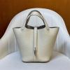 HPT18TCQYNB-063　エルメス HERMES 2025新作 ピコタン18 PM ハンドバッグ トートバッグ TCレザー