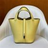 HPT18TCQYNY-063　エルメス HERMES 2025新作 ピコタン18 PM ハンドバッグ トートバッグ TCレザー