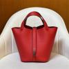 HPT18TCQYXR-063　エルメス HERMES 2025新作 ピコタン18 PM ハンドバッグ トートバッグ TCレザー