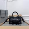 BA085332YBK-99　バレンシアガ BALENCIAGA 2025年新作 LE CITY ナノ トートバッグ ハンドバッグ ショルダーバッグ レディース