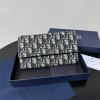 CD8018BBK-99　クリスチャンディオール CHRISTIAN DIOR 2025年新作 フラップ長財布 ロングウォレット メンズ 小銭入れ オブリーク ジャカード