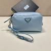 PD1NS021QL-99　プラダ PRADA 2025年新作 スモールバッグ ストラップ付き クラッチバッグ 手持ちかばん ポーチ Re-Nylon