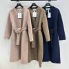 WTCD25023-XG　クリスチャンディオール CHRISTIAN DIOR 2025年新作 ダブルフェイス ウール コート ロングスリーブ アウターコート クルーネック レディース