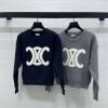 MCCE25006-XG　セリーヌ CELINE 2025年新作 ロングスリーブ ウールニット セーター クルーネック 長袖 レディース