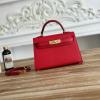 HKL19SQJRD-063　エルメス HERMES 2025年新作 ミニ ケリー トップハンドルバッグ トートバッグ 2way ショルダーバッグ エプソン
