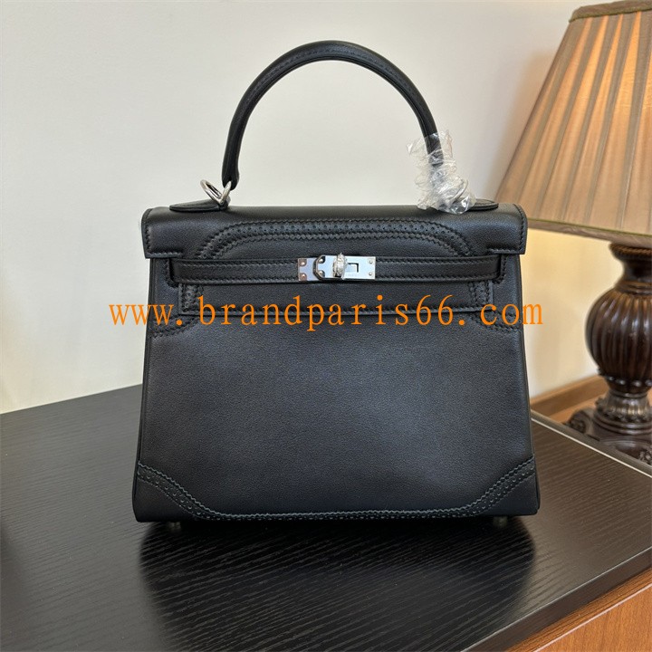 HKL25GTYBK-063　エルメス HERMES 2025年新作 ケリー 25 トップハンドルバッグ トートバッグ ショルダーバッグ レディース swift