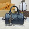 M26510-057　ルイヴィトン LOUISVUITTON 2025年新作 ナノ スピーディ トートバッグ ハンドバッグ ショルダーバッグ カウハイドレザー