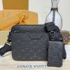 M26713-057　ルイヴィトン LOUISVUITTON 2025年新作 トリオ メッセンジャーバッグ ショルダーバッグ モノグラム シャドウ レザー メンズ 