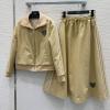 TZPD25013-XG　プラダ PRADA 2025年新作 上下セット ロングスリーブ トップス ミディ スカート カジュアルウェア 