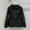 WTPD25036-XG プラダ PRADA 2025年新作 フーディー ジップジャケット ロングスリーブ アウターコート