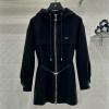 WTPD25037-XG プラダ PRADA 2025年新作 フーディー ジップジャケット ロングスリーブ アウターコート