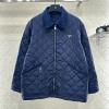 WTPD25046-XG プラダ PRADA 2025年新作 ベルベット ジャケット ジップジャケット ロングスリーブ アウターコート
