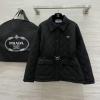 WTPD25048-XG プラダ PRADA 2025年新作 コットンジャケット ショートコート ロングスリーブ アウターコート