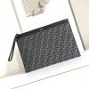 FD7N0135FSH-GH　フェンディ FENDI 2025年新作 FFジャカード フラット スリム クラッチ ミディアム ストラップ付き 手持ちかばん メンズ