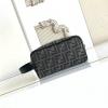 FD7N0151FHS-GH　フェンディ FENDI 2025年新作 FFジャカード 化粧かばん クラッチポーチ ストラップ付き 手持ちかばん