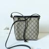 GG847090BBK-GH　グッチ GUCCI 2025年新作 GGエンブレム ナノ バケットバッグ ショルダーバッグ キャンパス