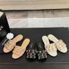 CHJ25089P-26　シャネル CHANEL 2025年新作 スライドサンダル フラットミュール スリッパ レディース シューズ 