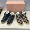 MMJ25008G-26　ミュウミュウ MIUMIU 2025年新作 アンクルブーツ チェック柄 フラットシューズ スノーブーツ