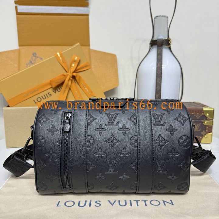 M26750-057　ルイヴィトン LOUISVUITTON 2025年新作 シティ キーポル ショルダーバッグ モノグラム シャドウ レザー メンズ 