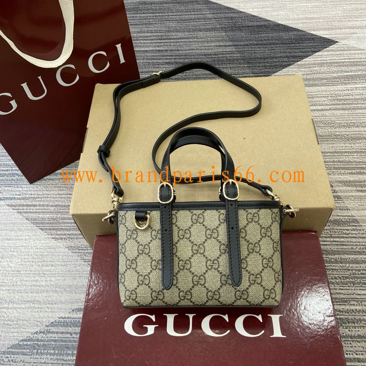 GG855491BFK-GH　グッチ GUCCI 2025年新作 GGエンブレム ミニバッグ トートバッグ ハンドバッグ ショルダーバッグ