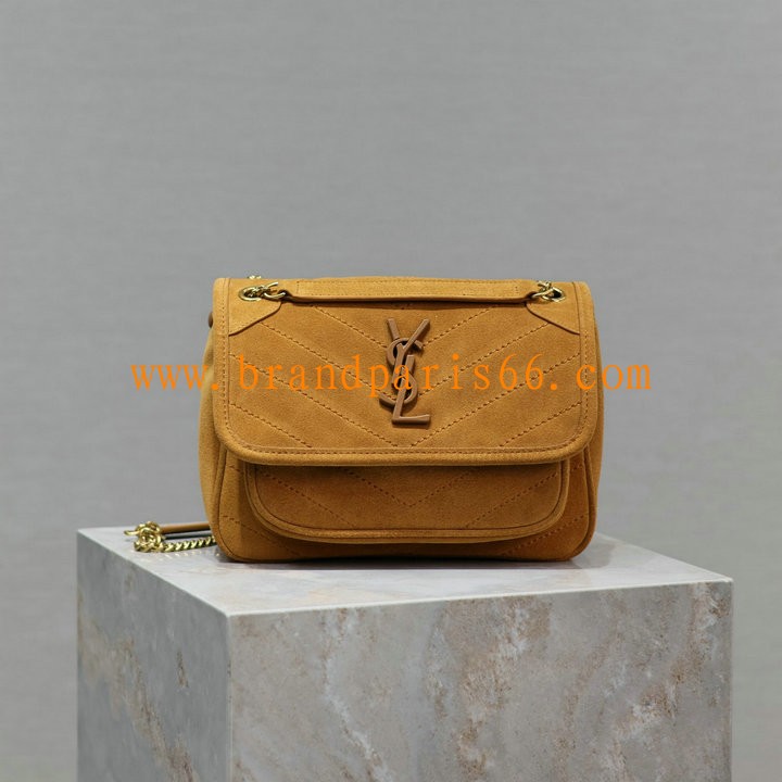 YSL533037RZS-GH　イヴサンローラン Saint laurent YSL 2025年新作 ニキ スモール メッセンジャーバッグ ショルダーバッグ チェーンポーチ