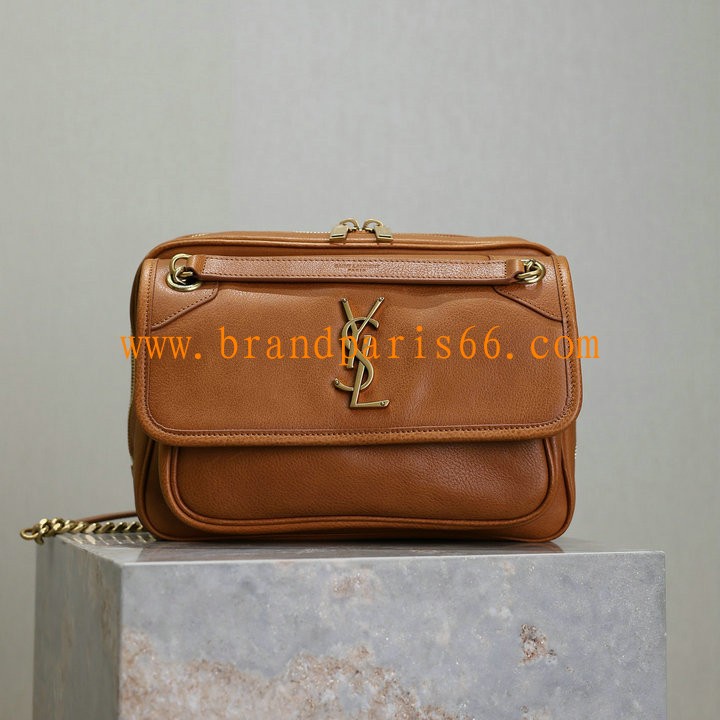 YSL712520ZS-GH　イヴサンローラン Saint laurent YSL 2025年新作 ニキ ミディアム メッセンジャーバッグ ショルダーバッグ チェーンポーチ