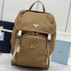 PD2VZ135XS-025　プラダ PRADA 2026年新作 Re-Nylon サフィアーノレザー バックパック メンズ リュック スポーティルック リュックサック