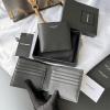 YSL534638LBK-025　イヴサンローラン Saint laurent YSL 2026年新作 二つ折り短財布 ショートウォレット メンズ