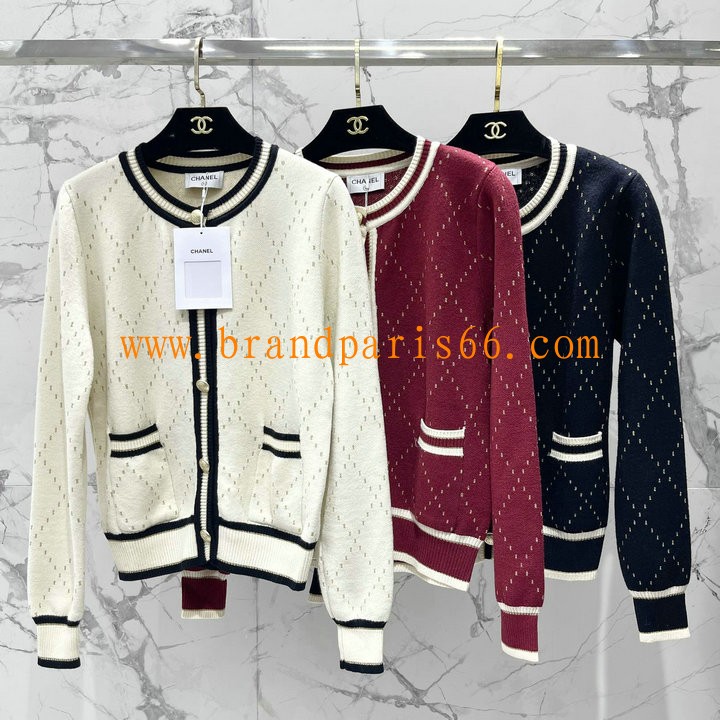 MKCH26010B-XG　シャネル CHANEL 2026年新作 ロングスリーブ ニットセーター カーディガン クルーネック トップスコート レディース