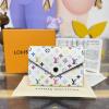 M28387-057　ルイヴィトン LOUISVUITTON 2026年新作 LV x TM ポルトフォイユ ヴィクトリーヌ 三つ折り短財布 カード入れ モノグラム マルチカラー キャンバス
