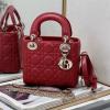CD0505YJRD-99　クリスチャンディオール CHRISTIAN DIOR 2026年新作 レディ ディオール ミニ トートバッグ ショルダーバッグ レディース