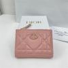 CD4208YFH-99　クリスチャンディオール CHRISTIAN DIOR 2026年新作 ディオール カロ Dahlia ウォレット 二つ折り短財布 カナージュ カーフスキン