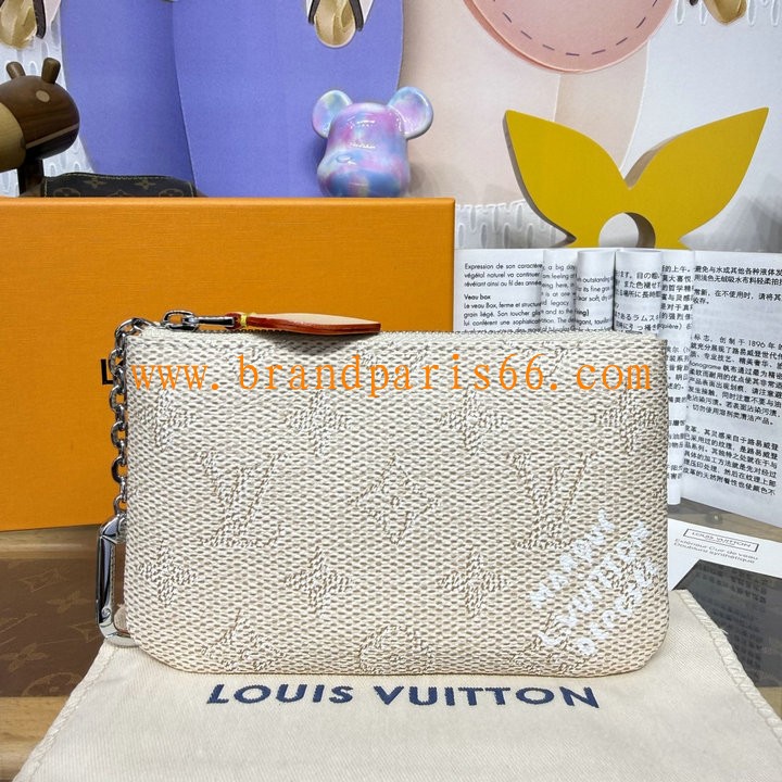 M27113-057　ルイヴィトン LOUISVUITTON 2026年新作 カードキーケース ポシェット クレ S 小銭入れ コインケース コーティッド キャンバス