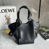 LE0215BK-99　ロエベ LOEWE 2026年新作 ハンモック フリップ ハンドバッグ 2way ショルダーバッグ レディース レザー