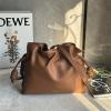 LE0800KF-99　ロエベ LOEWE 2026年新作 フラメンコ ショルダーバッグ ドローストリングバッグ レディース レザー 