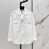 CCCE26002-XG　セリーヌ CELINE 2026年新作 ロングスリーブ シャツ 开襟 ブラウス コットン レディース