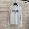 TCCH26008-XG　シャネル CHANEL 2026年新作 ロングスリーブ Tシャツ コットンジャージ スウェット クルーネック カジュアル 