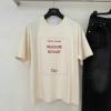 TDCD26018-XG　クリスチャンディオール CHRISTIAN DIOR 2026年新作 ショートスリーブ Tシャツ コットンジャージ スウェット クルーネック カジュアル 