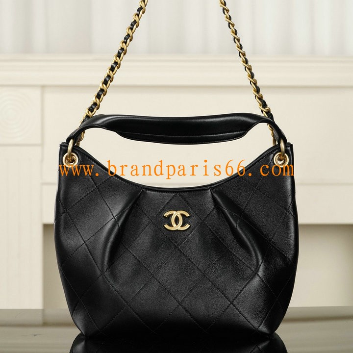 CH6140PBK-99　シャネル CHANEL 2026年春夏 プレコレクション マキシ ホーボー バッグ ショルダーバッグ レディース