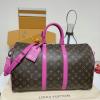 M13807-057　ルイヴィトン LOUISVUITTON 2026年新作 キーポル バンドリエール 45 トートバッグ ボストンバッグ 旅行かばん モノグラム マカサー キャンバス