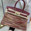 HBK30YSJRD-063　エルメス HERMES 2026年新作 バーキン 30 トップハンドルバッグ トートバッグ ハンドバッグ ビジネスバッグ シェーブル