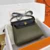 HER20BPJGK-063　エルメス HERMES 2026年新作 エールバッグジップ20 ミニ ショルダーバッグ トワルアッシュ ヴァッシュパンター