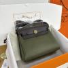 HER20BPJGW-063　エルメス HERMES 2026年新作 エールバッグジップ20 ミニ ショルダーバッグ トワルアッシュ ヴァッシュパンター